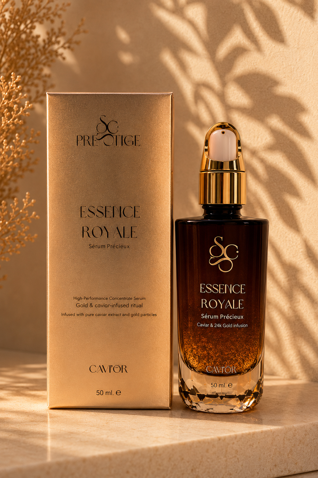 Essence Royale — Precious Serum · Caviar & 24K Gold