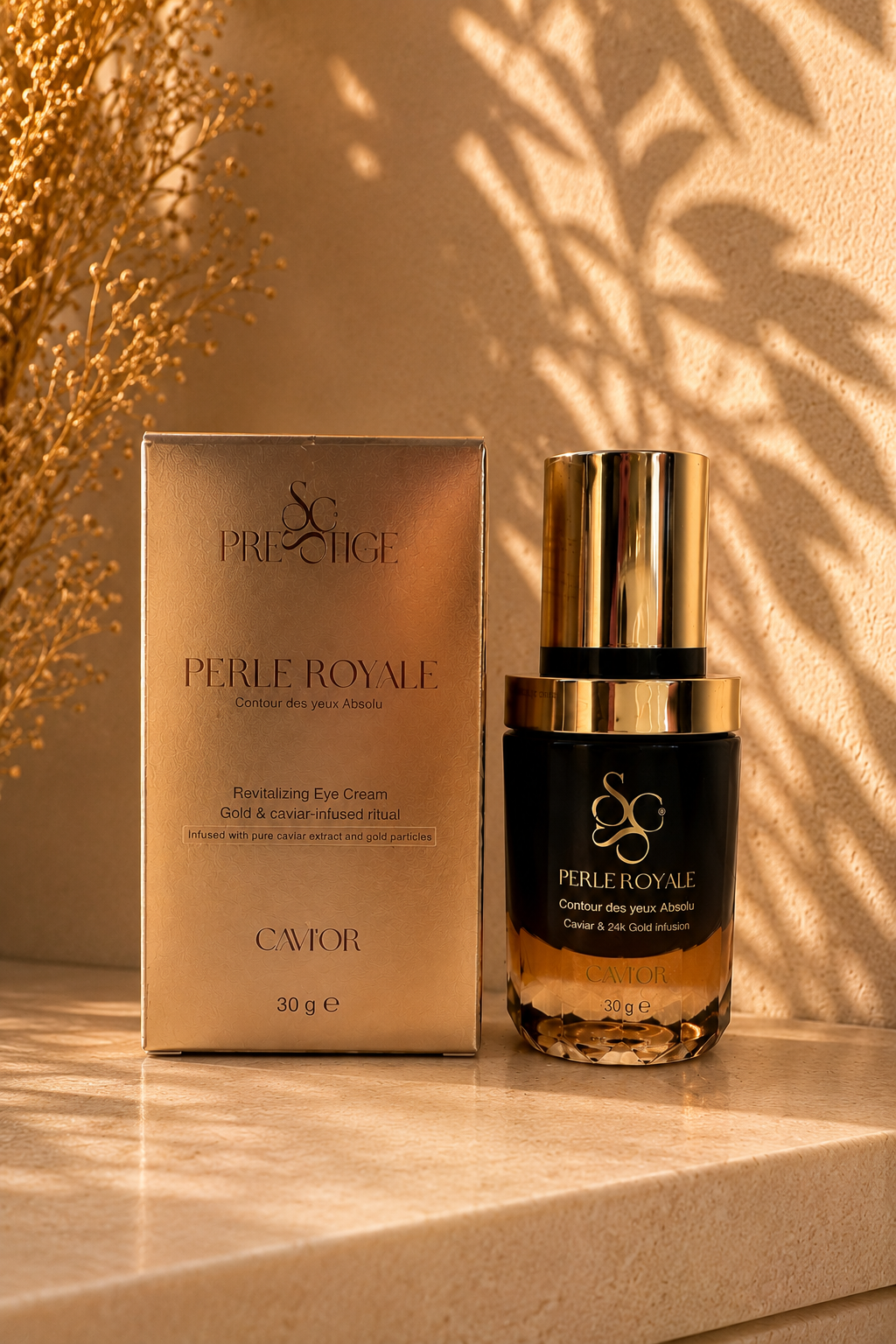 Perle Royale — Revitalizing Eye Contour Concentrate · Caviar & 24K Gold